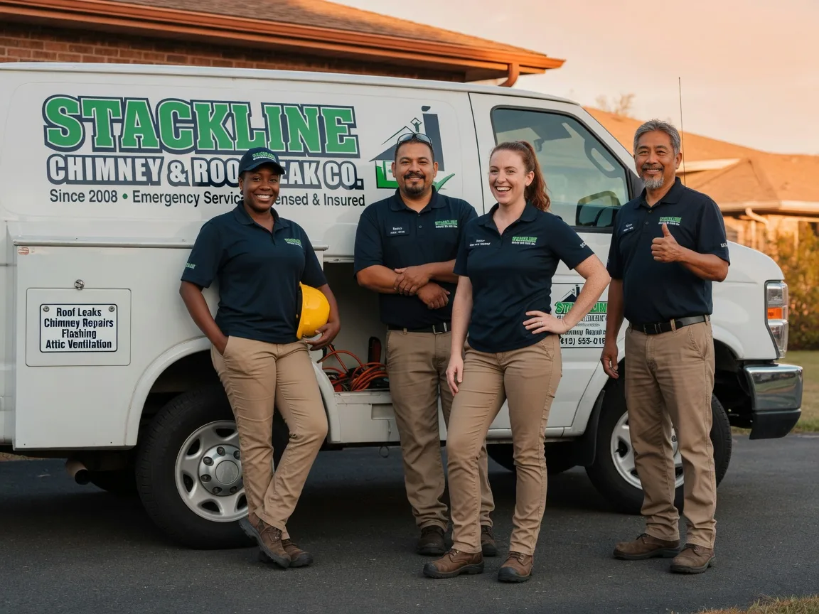 Chimney flashing repair company in Roscoe, MN